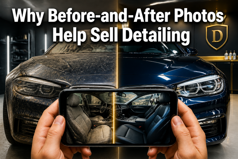 Why Before-and-After Photos Help Sell Detailing Services?