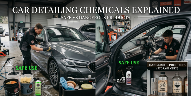 Car Detailing Chemicals Explained (Safe vs Dangerous Products)
