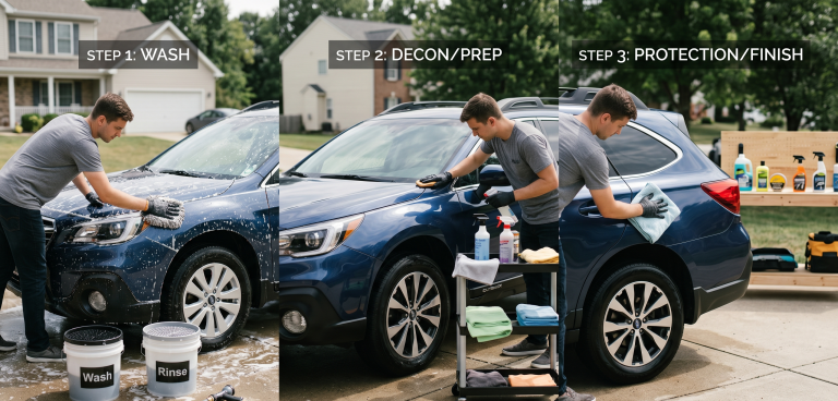 Step-by-Step Car Detailing Workflow Explained (Beginner Friendly)